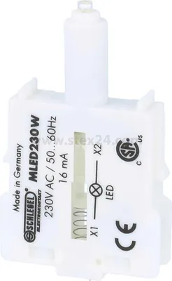 Immagine prodotto di Georg Schlegel Elemento lampada modulare 230 V illuminabile Connessione a vite, sezione 2,5 mm² - 1 pezzo