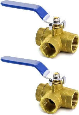 Immagine prodotto di Rubinetto in ottone con manopola e guarnizione, DN20 3/4'', set da 2 pezzi.