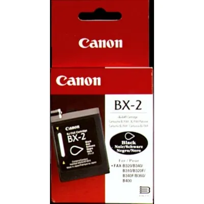 Obrázek produktu pro Canon 0882A002 BX-2 černá tisková kazeta, 700 stran, kapacita 27 ml pro Canon Fax B 310