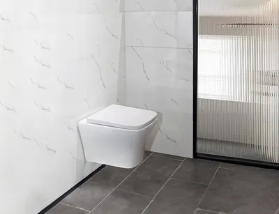 Produktbild von Wand WC Set 'Artio Next' spülrandlos inkl. WC-Sitz in weiß