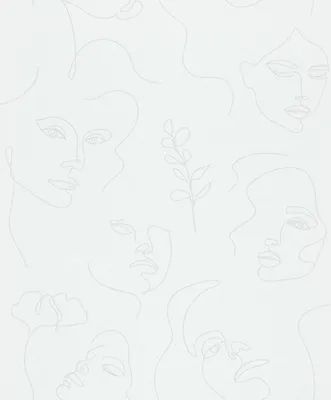 Produktbild von Vliestapete 82435 Kylie Textiloptik weiß
