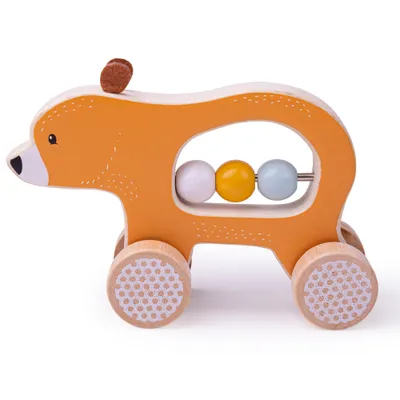 Obrázok produktu pre Bigjigs Toys Medvídek na kolečkách