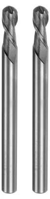 Produktbild von 2 Stück 8 mm Durchmesser Spiralmutter mit HSS-AL Kugelkopf Fräser