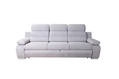 Produktbild von Polstergarnitur DENVER 3+2+1, Schlaffunktion und verstellbare Kopfstützen, Beige
