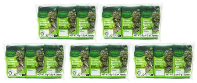 Produktbild von Bibigo Crispy Seaweed Wasabi 5x15g