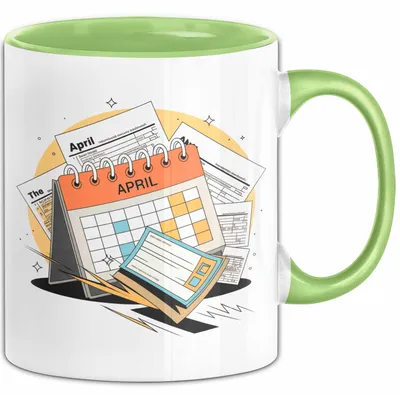 Produktbild von Steuerberater Tasse Geschenk Lustige Geschenkidee Spruch Für Steuer Saison Profis (Grün)