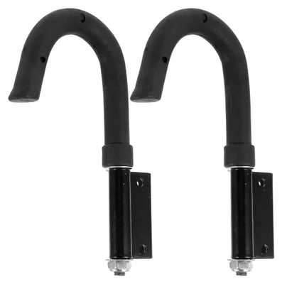 Produktbild von 2 robuste Dachhaken für Leitern, Verlängerungsleiter-Stabilisator, Wandhalterung, Aufhänger für Dachrinnen