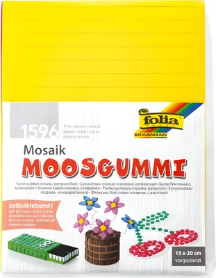 Produktbild von Folia 2364, Handwerkliche Schaumplatte, Mehrfarbig, 2 mm, 15 cm, 20 cm, 6 Blätter