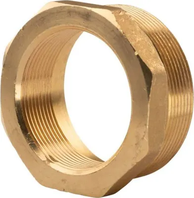 Produktbild von Messing Gewinde-Fitting Reduzierung 2 1/2' AG (DN65) - 2' IG (DN50) - schwere Ausführung