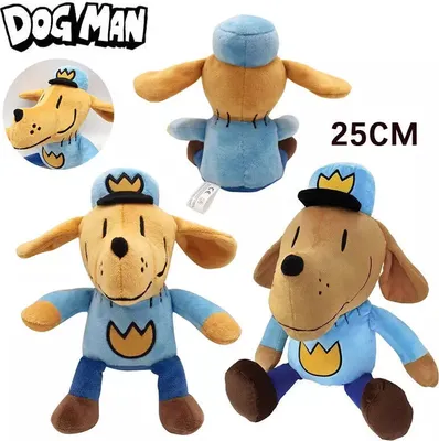 Produktbild von Cartoon Hund Mann Plüsch Puppe Weiches Stofftier Spielzeug Teddy Geschenk 9,5"