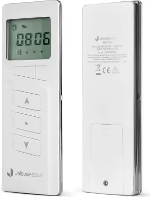 Produktbild von JALOUSIESCOUT Funk-Handsender MK, 4-Kanal Timer MKT 04 01 / MKT 04 Rollladen Fernbedienung 1–4 Kanal, Timer, kompatibel mit MK Funk-Rollladenmotoren