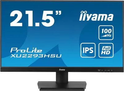Zdjęcie produktu dla iiyama ProLite XU2293HSU-B7, 54,6 cm (21.5"), 1920 x 1080 px, Full HD, LED, 1 ms, Czarny