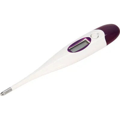 Produktbild von Kerbl Digital Fieberthermometer lila mit starrer Sonde 2136, Größe:0