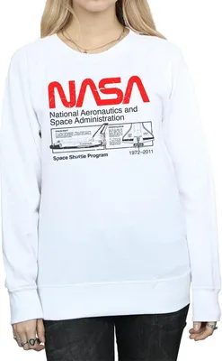 Produktbild von NASA - Sweatshirt für Damen BI2202 (XL) (Weiß)