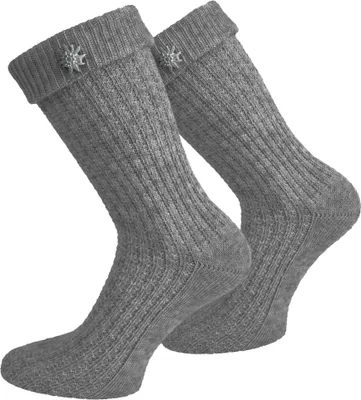 Produktbild von normani Trachtensocken mit Edelweiß-Pin