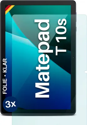 Produktbild von moex® 3x Schutzfolie kompatibel mit Huawei MatePad T 10s - Displayschutzfolie dünn Folie, Klar