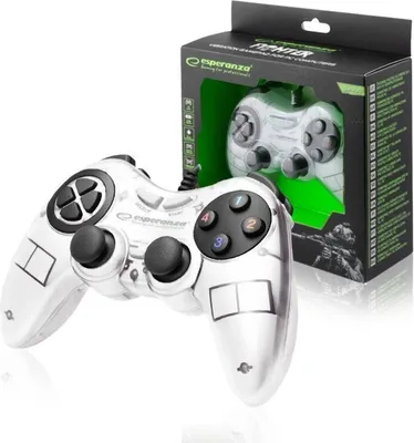 Produktbild von Esperanza Fighter USB Gamepad PC Weiß