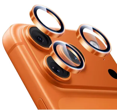 Obrázok produktu pre ESR - Armorite Camera Lens Protectors ochrana kamery pre iPhone 14 Pro / 14 Pro Max / 15 Pro / 15 Pro Max / 16 Pro / 16 Pro Max / 17 Pro / 17 Pro Max - oranžová