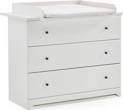 Image de arthur berndt Commode à langer Thilo MDF blanc Self-Soft-Close