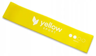 Produktbild von yellowSPORT yellowLoop Fitnessband Gelb - Widerstand 5-10kg