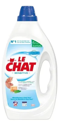 Produktbild von Le Chat Flüssigwaschmittel – 33sc1,485 l – für empfindliche Haut