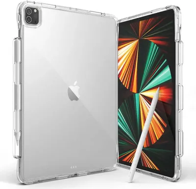 Produktbild von Ringke Fusion Case Cover mit Gelrahmen fr iPad Pro 12.9 '' 2021 transparent ()
