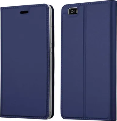Obrázok produktu pre Cadorabo puzdro na mobilný telefón pre Huawei P8 LITE 2015 ochranné puzdro v modrej farbe Cover Etui Book Case Booklet