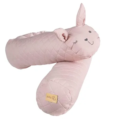 Obrázek produktu pro roba 'roba Style' had na postel, dětská postel s obličejem králíčka 'Lily', růžová, 170 cm