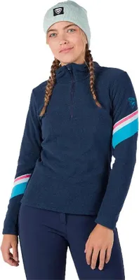 Obrázok produktu pre Rossignol Strawpile Fleece With Half Zip Blue S Dámske Blue S