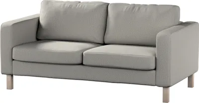 Produktbild von Dekoria Bezug für Karlstad 2-Sitzer Sofa nicht ausklappbar, grau, Sofahusse, Karlstad 2-Sitzer