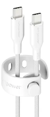 Productafbeelding van PanzerGlass empower, 240W, USB-C naar USB-C, USB 2.0, 1,2 meter, wit