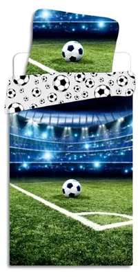 Produktbild von Bettwäsche Fußball Stadion 135 x 200 cm, 100% Baumwolle