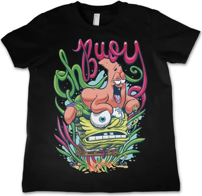 Produktbild von SpongeBob Oh Boy Kids T-Shirt - 8Years-M - Black