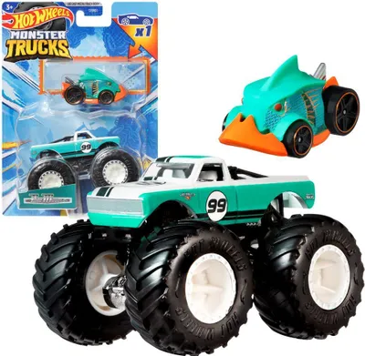 Produktbild von Hot Wheels Monster Trucks Pure Muscle + auto