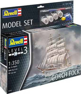 Produktbild von Revell Modellbausatz Gorch Fock