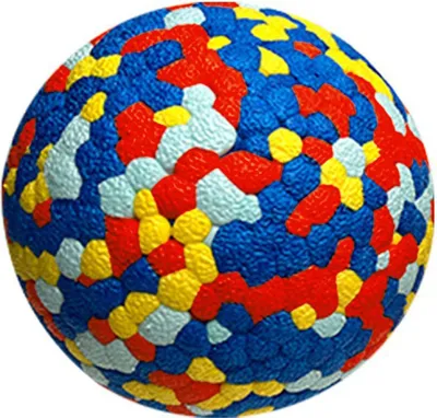 Produktbild von Hundespielzeugbälle, interaktiver Hundetennisball, unzerstörbares Apportierspielzeug für aggressive Kauer, langlebiges Kauspielzeug, Wasserspielzeug, Spaß im Freien, Haustierspielzeugbälle