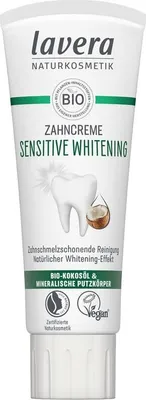 Produktbild von Lavera Zahncreme Sensitive Whitening - 75ml x 4 - 4er Pack VPE