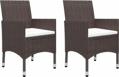 Produktbild von vidaXL 5-tlg. Garten-Essgruppe Braun
