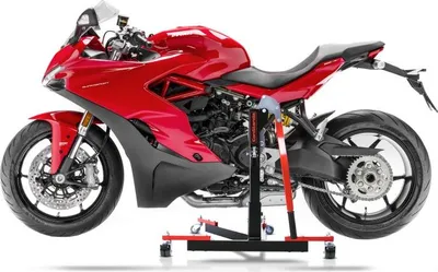 Image de Béquille centrale CS Power Evo pour Ducati Supersport 950 / S 21-25 rouge