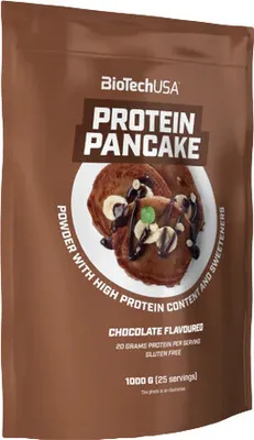 Immagine prodotto di BioTech USA Protein Pancake 1000 g al cioccolato / Pancake proteici / Deliziosi pancake proteici senza glutine e senza zuccheri aggiunti