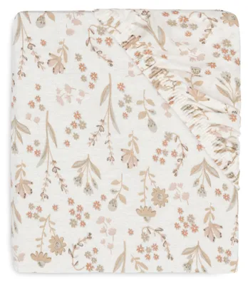 Zdjęcie produktu dla Jollein Bloomy prześcieradło - 40/50 x 80/90 cm - Jersey | Prześcieradła & Molton