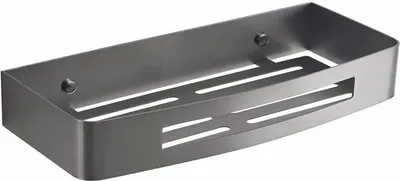 Image de SMART tablette de douche, 300x45x128mm, gun metal