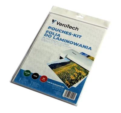 Zdjęcie produktu dla Zestaw folii startowych do laminowania Verotech POUCHES-KIT