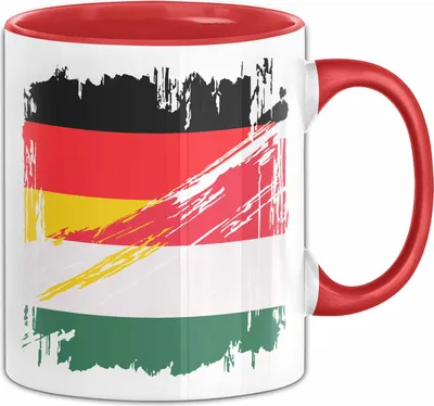 Produktbild von Ungarn Deutschland Flagge Halb Deutscher Halb Ungar Fußball Germany 2024 Europa Hungary (Rot)