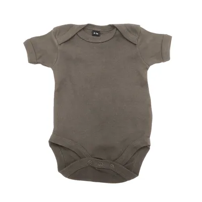 Image de Body pour bébé Babybugz BC131 (12-18 mois (74-80)) (vert militaire