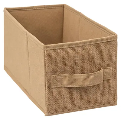 Zdjęcie produktu dla Organizer do szafy na bieliznę, płótno i juta, 15 x 31 cm