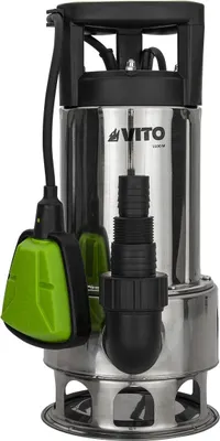 Produktbild von Abwasserhebeanlage, 1100W, Edelstahlgehäuse, Tauchpumpe, geeignet für Abwasser, Keller, Abwassergruben