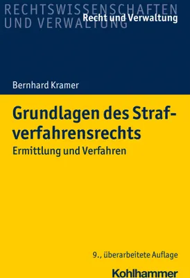 Produktbild von Grundlagen des Strafverfahrensrechts