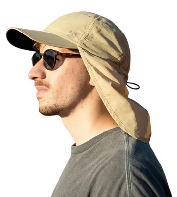 Produktbild von Baseball Cap Herren mit Nackenklappe UV-Schutz L-XL Khaki