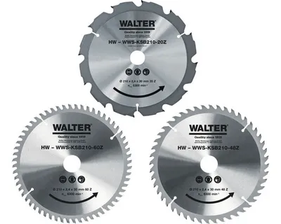 Produktbild von Kreissägeblatt Ø 210 mm Hartmetall 3 Stk.